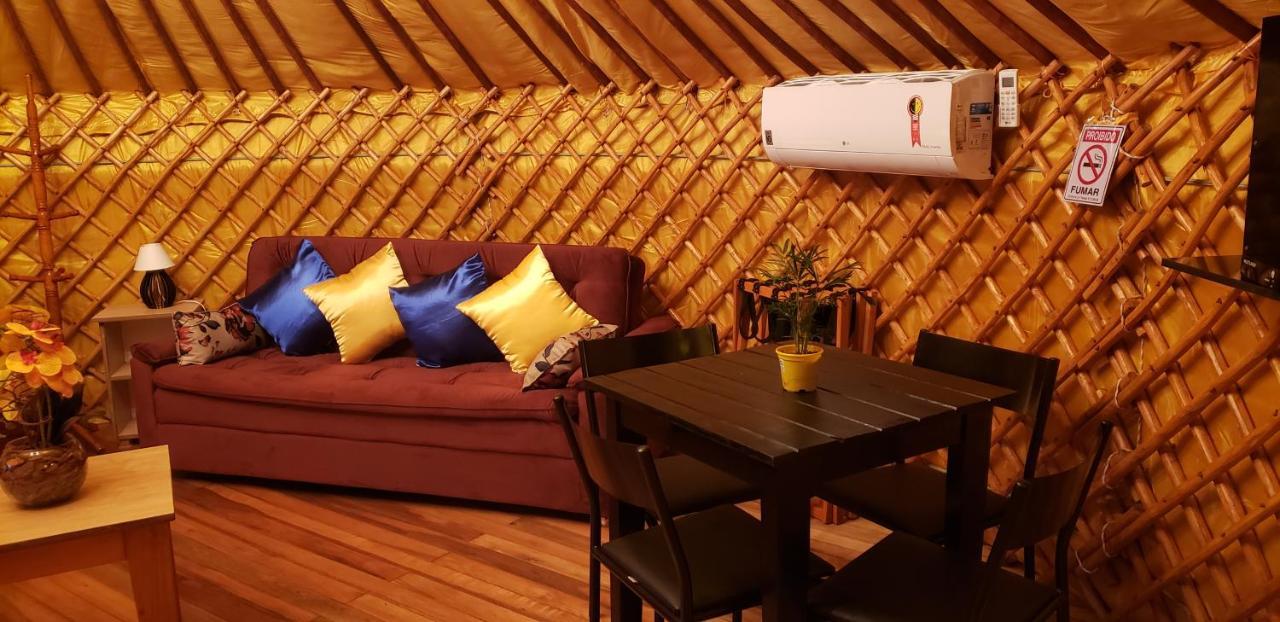 Casa Campo Yurt 1 Gengiscan tenda mongólica wifi Urubici Exterior foto