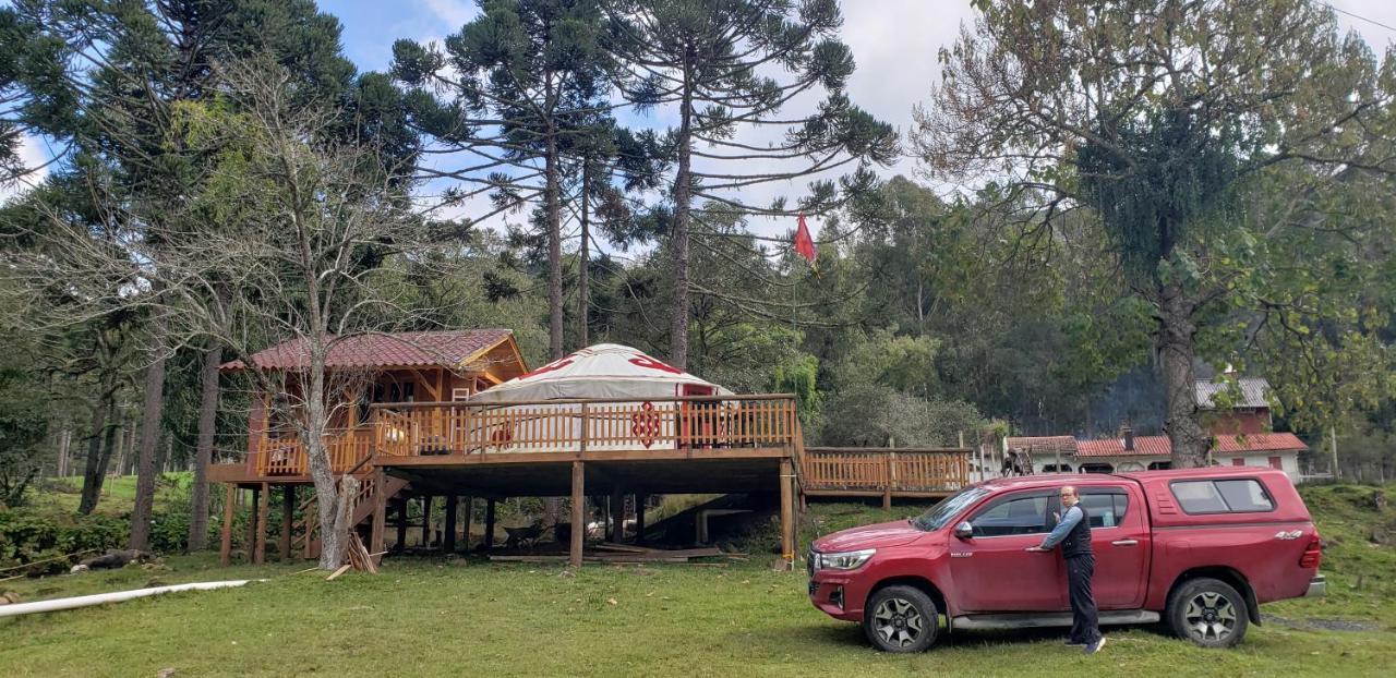 Casa Campo Yurt 1 Gengiscan tenda mongólica wifi Urubici Exterior foto