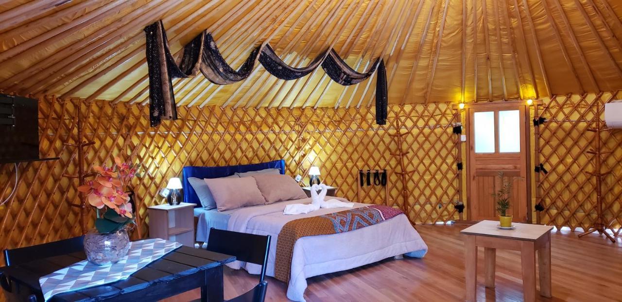 Casa Campo Yurt 1 Gengiscan tenda mongólica wifi Urubici Exterior foto