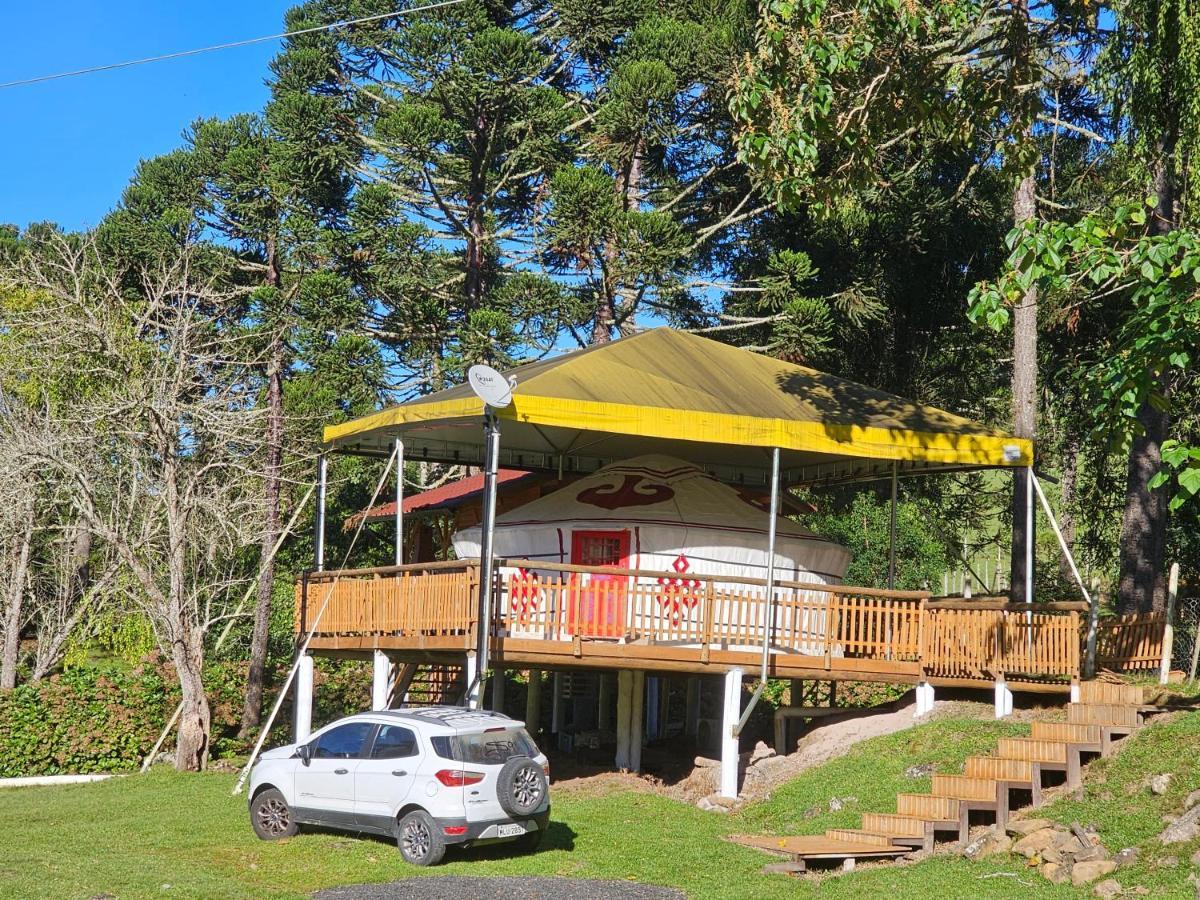 Casa Campo Yurt 1 Gengiscan tenda mongólica wifi Urubici Exterior foto